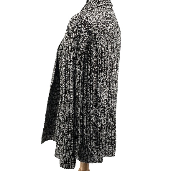Anthropologie Open Front Cardigan Sweater Marled Chunky Knit Career Casual Sz Xs - Picture 2 of 9